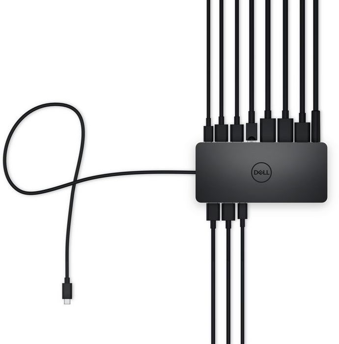 Dell Dock Universal USB-C 10 Puertos HDMI DisplayPort USB-C 3.2 Gen 2 RJ-45 Negro para Notebooks