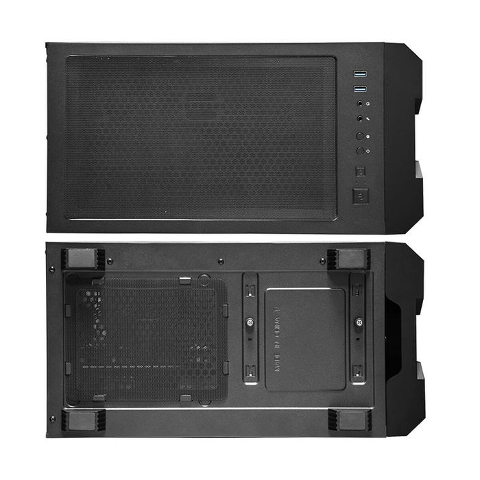 Chieftec Caja Gaming GS-01B-OP Torre ATX Micro ATX Mini-ITX Negra con Vidrio Templado e Iluminación RGB