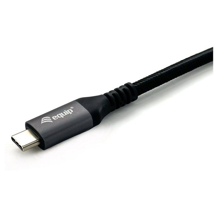 Equip Cable de Extensión USB-C 3.2 Gen 2 Macho a Hembra 0,5m Negro 10Gbps 4K/60Hz Equip Cable de Extensión USB-C 3.2 Gen 2 Macho a Hembra 0,5m Negro 10Gbps 4K/60Hz