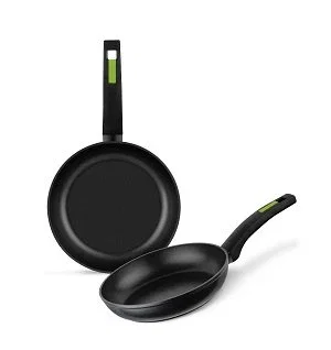 Monix M481218 Sartén de Aluminio Forjado 18 cm, Antiadherente Xylan®, Apta para Inducción, Gas y Cerámico, Color Verde y Negro