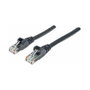 Intellinet Patchkabel RJ45 U/UTP Cat6 2.00m Hebelschutz schw - Cable de red Cat6 UTP 2 m Negro