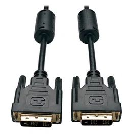 Tripp Lite P561-006 Cable DVI 1.83 m Negro - DVI-D Macho a Macho - Contactos Bañados en Oro - Compatible con PC, Mac, Monitores Digitales, HDTV y Proyectores - 4.95 Gbps