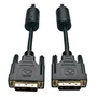 Tripp Lite P561-006 Cable DVI 1.83 m Negro - DVI-D Macho a Macho - Contactos Bañados en Oro - Compatible con PC, Mac, Monitores Digitales, HDTV y Proyectores - 4.95 Gbps