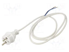 JONEX Cable de alimentación H03VV-F 2x1mm2 1,5m