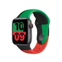 Apple Correa Sport Band Apple Watch Black Unity para Apple Watch 40mm, Fluoroelastómero Negro, Verde, Rojo, Talla S/M