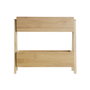 DKD Home Decor Estante de Bambú de 2 Pisos Natural