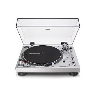 Audio-Technica AT-LP120X Tocadiscos de tracción directa Manual Plata Aluminio