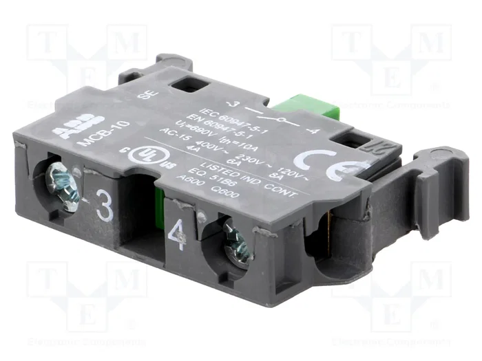 ABB Bloques de contactos 22mm NA para placa frontal ABB Bloques de contactos 22mm NA para placa frontal