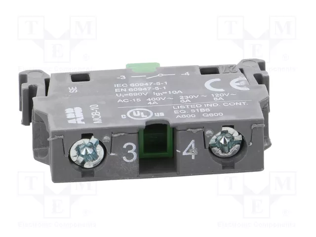 ABB Bloques de contactos 22mm NA para placa frontal ABB Bloques de contactos 22mm NA para placa frontal