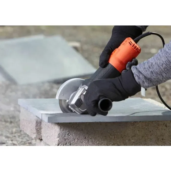 BLACK+DECKER ADBEG125-QS Amoladora Angular 125 mm 850W con Cable BLACK+DECKER ADBEG125-QS Amoladora Angular 125 mm 850W con Cable