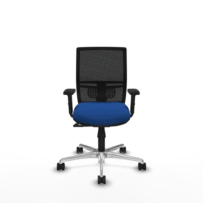 PIQUERAS Y CRESPO Silla de oficina Yunquera con mecanismo Sincro, Azul y Negro PIQUERAS Y CRESPO Silla de oficina Yunquera con mecanismo Sincro, Azul y Negro