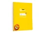 Liderpapel Cuaderno espiral Pautaguía A5 Tapa blanda 40 hojas 75gr Cuadro Pautado 5mm Color Amarillo