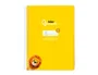 Liderpapel Cuaderno espiral Pautaguía A5 Tapa blanda 40 hojas 75gr Cuadro Pautado 5mm Color Amarillo