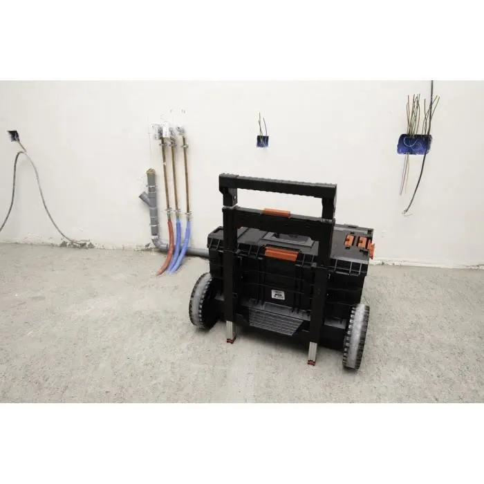 Ks Tools 850.0381F Carro para Caja de Herramientas Móvil SCM Maletín de Herramientas con Ruedas