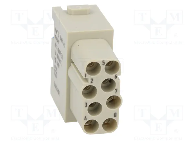 Harting Buchseneinsatz 8-pol 09140082733 Han EE Quick Lock Modul 0,5-2,5qmm