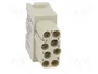 Harting Buchseneinsatz 8-pol 09140082733 Han EE Quick Lock Modul 0,5-2,5qmm