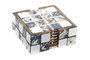 DKD Home Decor Set de 6 Posavasos de MDF y Resina 12x12x5 cm