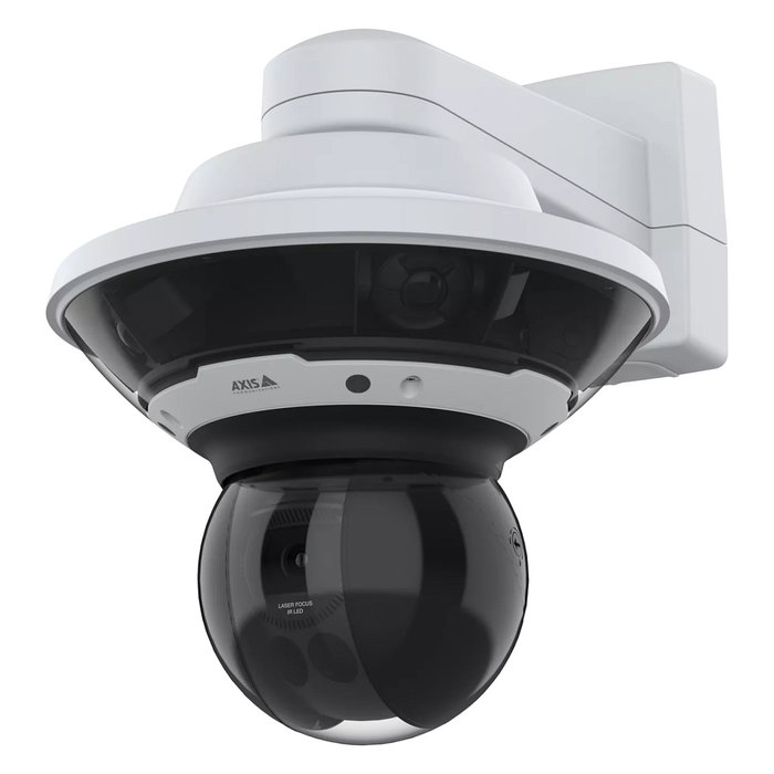 Axis Cámara de Seguridad IP Domo Panorámica Q6300-E de 5 MP, 360°, 4 Sensores CMOS, Interior/Exterior IP66, WDR, PTZ, Seguimiento, PoE, Blanco/Negro Axis Cámara de Seguridad IP Domo Panorámica Q6300-E de 5 MP, 360°, 4 Sensores CMOS, Interior/Exterior IP66, WDR, PTZ, Seguimiento, PoE, Blanco/Negro