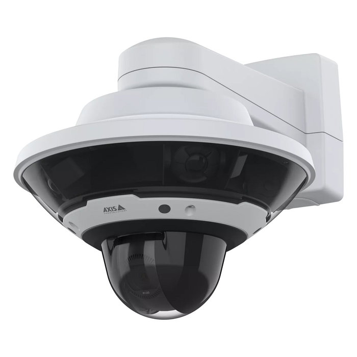 Axis Cámara de Seguridad IP Domo Panorámica Q6300-E de 5 MP, 360°, 4 Sensores CMOS, Interior/Exterior IP66, WDR, PTZ, Seguimiento, PoE, Blanco/Negro Axis Cámara de Seguridad IP Domo Panorámica Q6300-E de 5 MP, 360°, 4 Sensores CMOS, Interior/Exterior IP66, WDR, PTZ, Seguimiento, PoE, Blanco/Negro