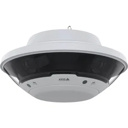 Axis Q6300-E Cámara IP Domos de Seguridad 360º con 4 Sensores 5MP, Panorámica, PTZ, PoE, Interior/Exterior, Techo, IP66, Blanco/Negro