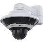 Axis Cámara de Seguridad IP Domo Panorámica Q6300-E de 5 MP, 360°, 4 Sensores CMOS, Interior/Exterior IP66, WDR, PTZ, Seguimiento, PoE, Blanco/Negro