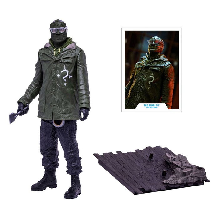 McFarlane Toys DC Multiverse Figura Articulada Batman 18 cm con Ventana - Posible Edición Especial Dorada