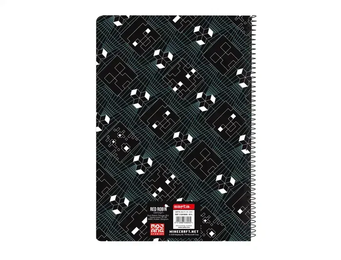 Safta Cuaderno Espiral Minecraft Folio 80 Hojas Cuadriculadas Safta Cuaderno Espiral Minecraft Folio 80 Hojas Cuadriculadas