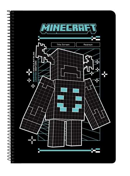 Safta Cuaderno Espiral Minecraft Folio 80 Hojas Cuadriculadas Safta Cuaderno Espiral Minecraft Folio 80 Hojas Cuadriculadas
