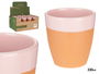 La Dehesa Vaso Barro 330ml Rosa 9x9x9.5cm (Set de 24)