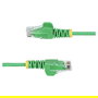 StarTech Cable de Red Ethernet CAT6 Verde Snagless de 3 m - Slim 28AWG Cobre Puro - PoE 100W - LSZH