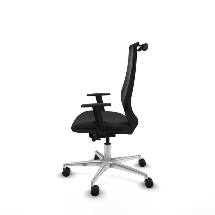 PIQUERAS Y CRESPO Silla de oficina Mardos con mecanismo Sincro/Traslack en negro
