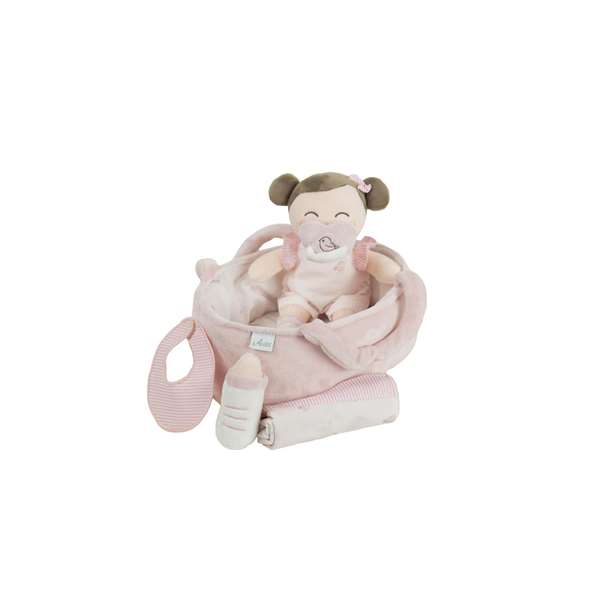 Muñecas Arias Muñeca Elegance 21 Cm Mimi Pajaritos Rosa con Complementos