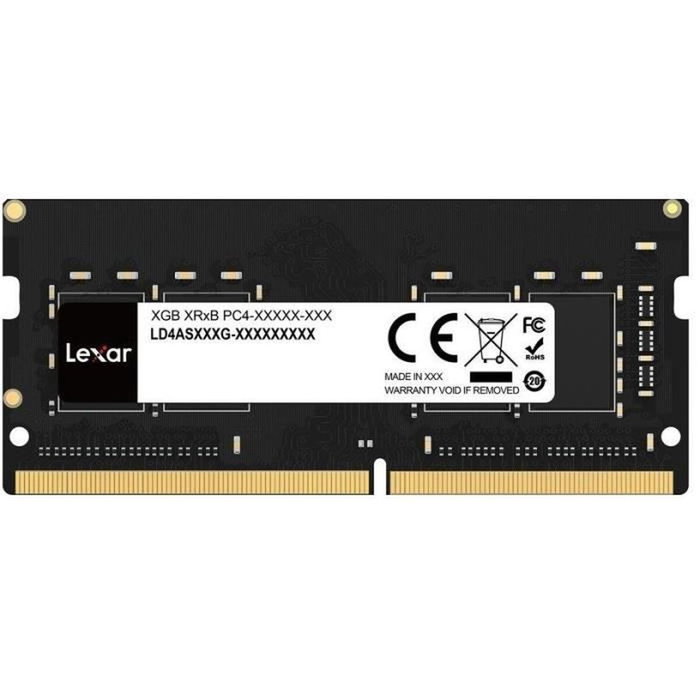 Lexar LD4AS008G-B3200GSST 8 GB DDR4 3200 MHz SO-DIMM Lexar LD4AS008G-B3200GSST 8 GB DDR4 3200 MHz SO-DIMM