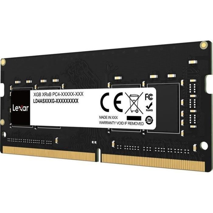 Lexar LD4AS008G-B3200GSST 8 GB DDR4 3200 MHz SO-DIMM Lexar LD4AS008G-B3200GSST 8 GB DDR4 3200 MHz SO-DIMM