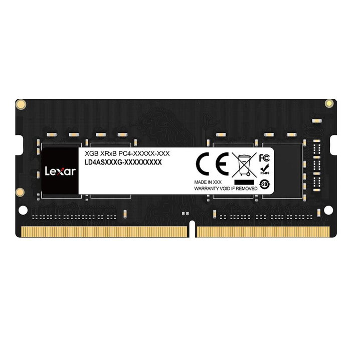 Lexar LD4AS008G-B3200GSST 8 GB DDR4 3200 MHz SO-DIMM Lexar LD4AS008G-B3200GSST 8 GB DDR4 3200 MHz SO-DIMM