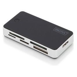 Digitus USB 3.0 Card Reader with 1m USB A connection cable