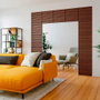 Cando Revestimiento 3D Color Nogal Loseta 50x50cm Pack 4 Unidades