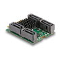 DeLOCK Convertidor M.2 Key B+M a 4 x SATA con RAID e HyperDuo