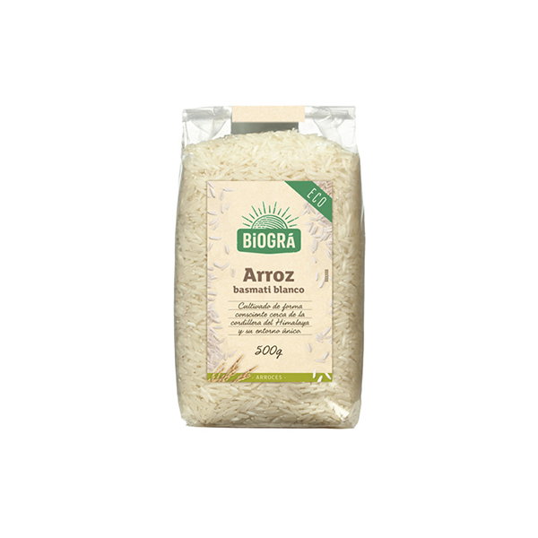 BIOGRA Arroz Basmati Blanco Bio 500g