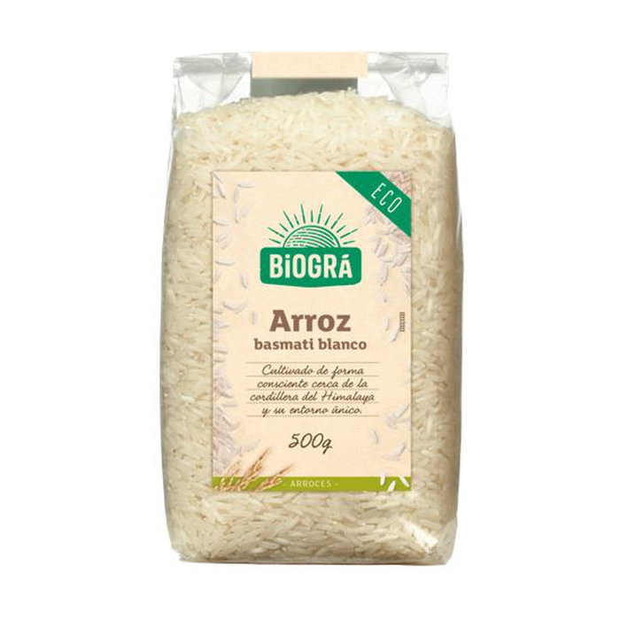 BIOGRA Arroz Basmati Blanco 500 g