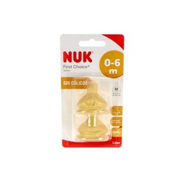 NUK Tetina Fc+ 0-6 M Látex 2 Ud.