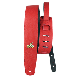 Correa para Guitarra y para Bajo Basso Serie Eco Vegana Roja