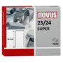 Novus Grapas Galvanizadas 23/24 para Grapadoras de Gruesos, Caja de 1000 Unidades