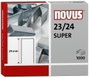 Novus Grapas Galvanizadas 23/24 para Grapadoras de Gruesos, Caja de 1000 Unidades