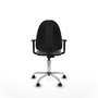 PIQUERAS Y CRESPO Silla de oficina Aýna Gris con Brazos 1D y Base Cromada