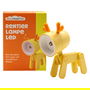 Realpower Taschenlampe LED Tier Yellow Deer - Linterna para exteriores con diseño de ciervo
