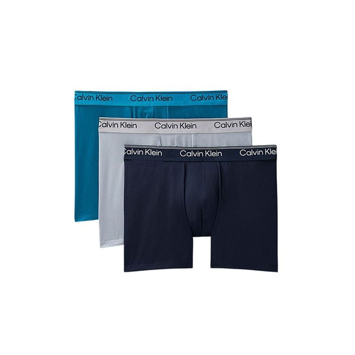 Bóxer de Hombre Calvin Klein Azul 3 Piezas L Bóxer de Hombre Calvin Klein Azul 3 Piezas L