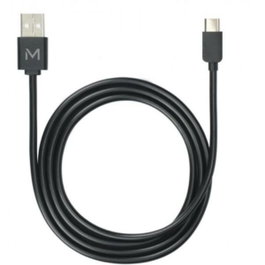 Mobilis Cable USB a USB Tipo C 1 Metro para Datos y Carga, Bolsa Blanda Incluida