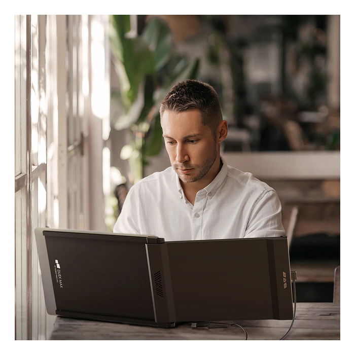 Mobile Pixels Duex Max DS Monitor Portátil USB-C 14.1 Pulgadas Full HD 1920x1080 IPS 60 Hz Portátil Secundario para Windows, Mac, Linux, Switch