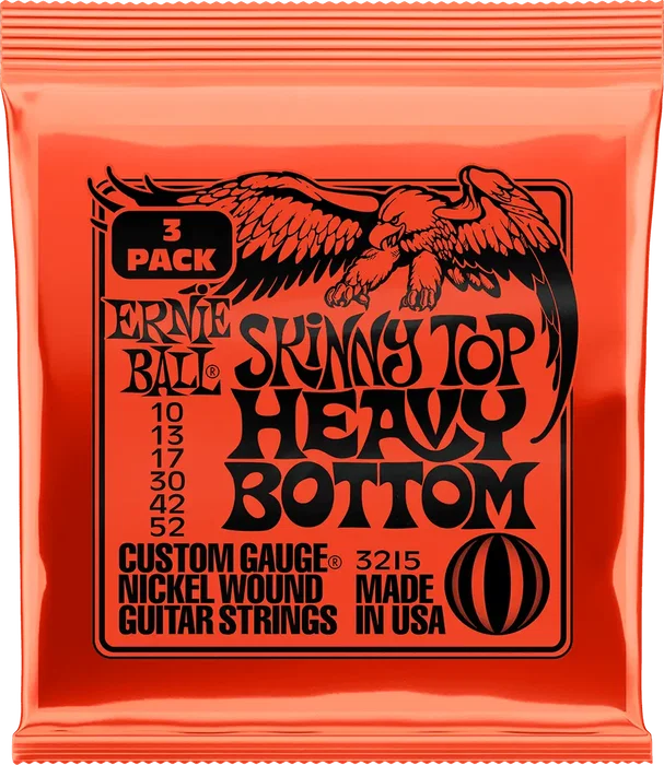 Ernie Ball Juego Eléctrica Slinky Top Heavy Bottom 10-52 Tripack (3) Ernie Ball Juego Eléctrica Slinky Top Heavy Bottom 10-52 Tripack (3)
